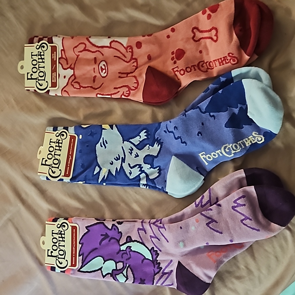 Foot Clothes socks mythical creatures